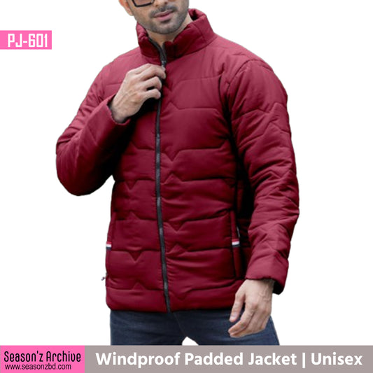 Premium Wind Proof Padded Jacket - MAROON