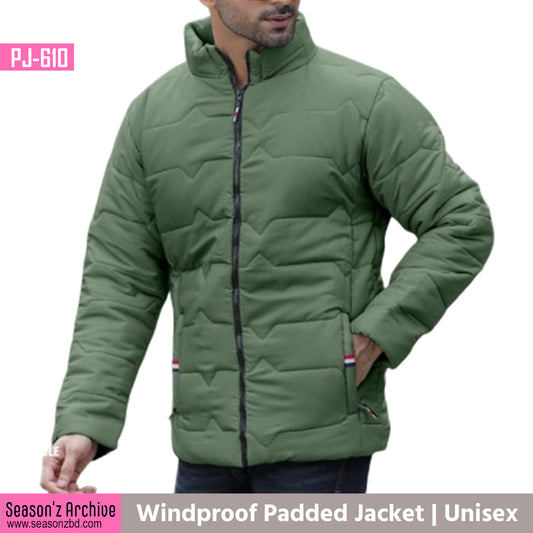 Premium Wind Proof Padded Jacket - Sage Green